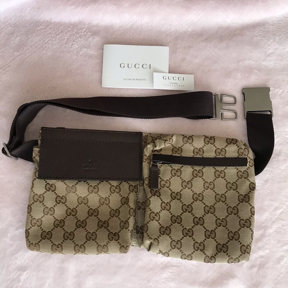 Gucci GG Fanny Pack Belt Waist Bum Bag